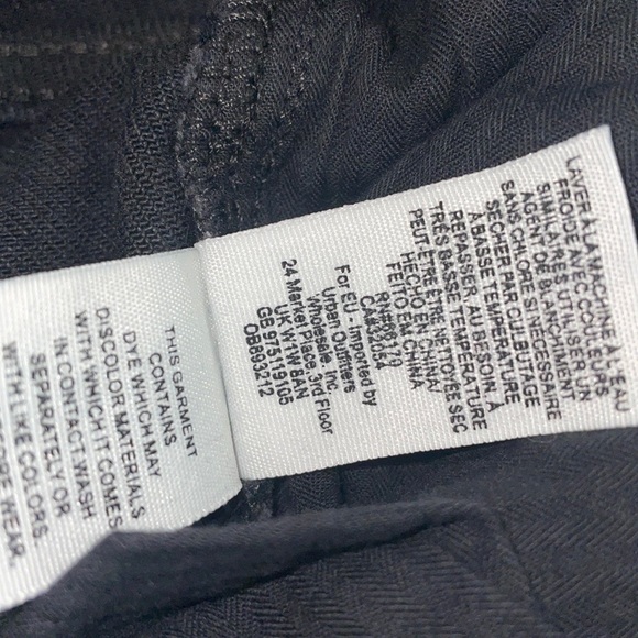 Free People Wales Wide Leg in Black Sz 26 - Picture 10 of 10